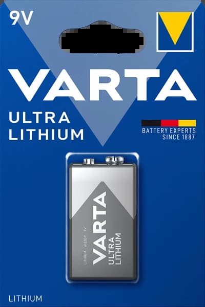Batteri 9V 6LR61 Litium