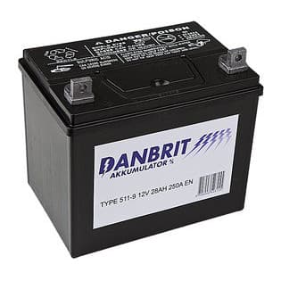 Batteri MC 12V 28Ah 240CCA Danbrit