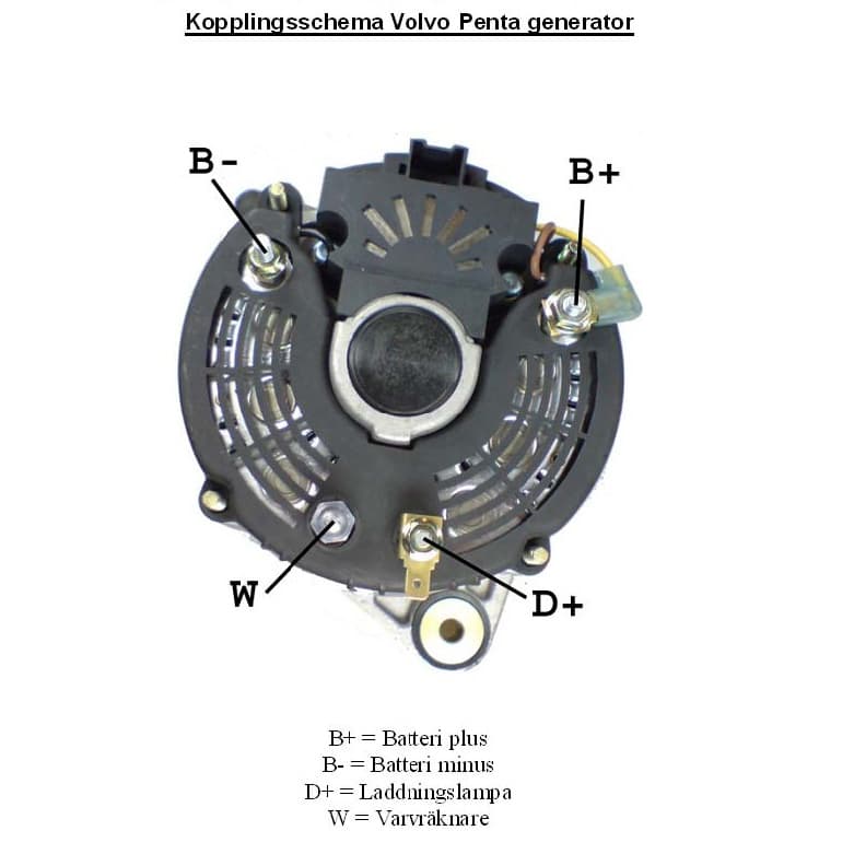 Generator 12V 50A (2-polig) 2