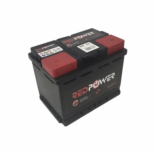 Batteri 12V 62Ah 510CCA  Red Power