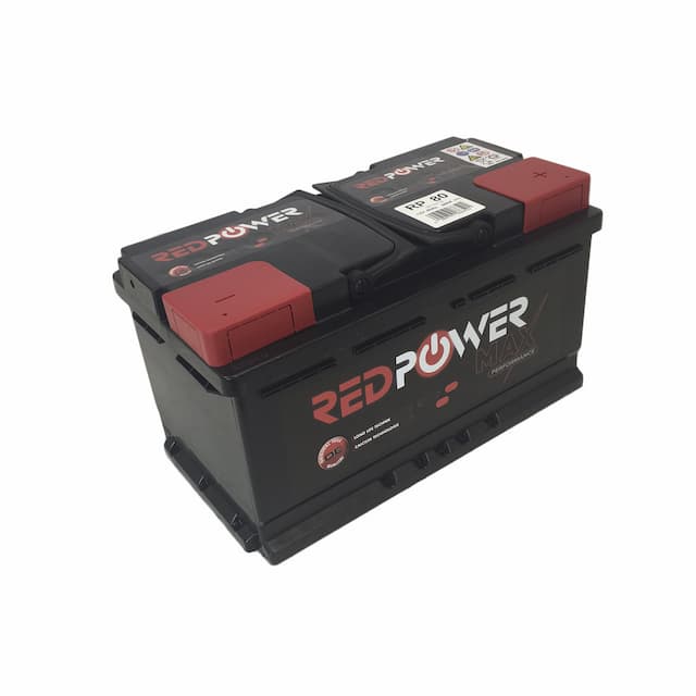 Batteri 12V 80Ah 660CCA Red Power