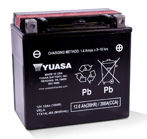 Batteri MC AGM 12V 12.6Ah, 200CCA Yuasa