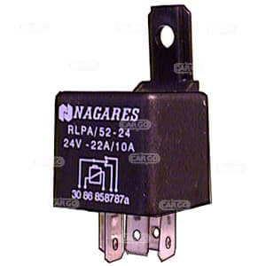 Minirelä växlande 24V 10-20A med resistor 1