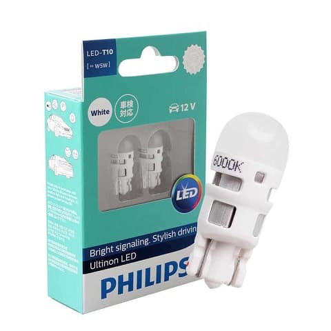 T10 LED Philips original Ultinon 2-p